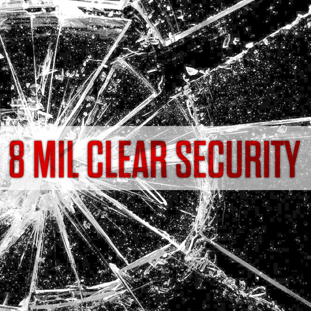 8 Mil Security Window Film, Prevent Forced Entry