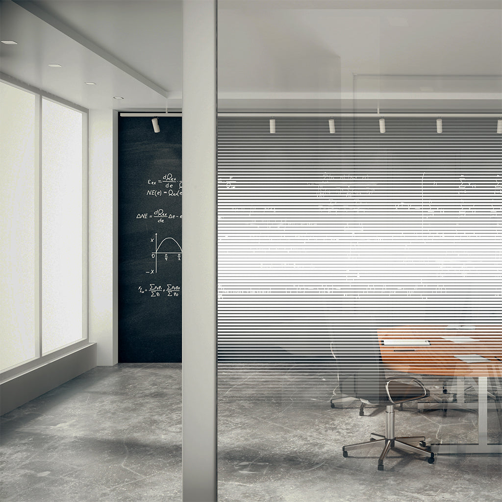 Fine Line Gradient Privacy Glass Film | VISIUM® Privacy Window and Glass Film