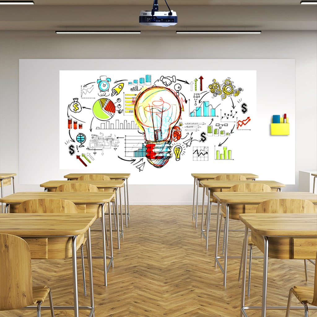VISIUM® Window Films | Dry Erase + Magnetic + Projectable Wall Film [VIS-8013]